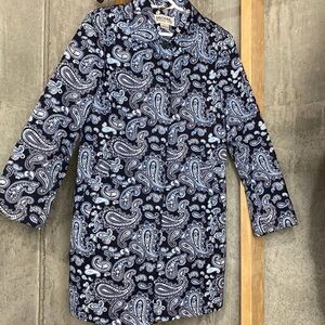 Michael Kors Paisley Knee Length Coat 🧥